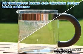 Schluss Mit Hasslichen Belagen In Tee Und Kaffeekannen Haushalt Natron Natron Anwendung