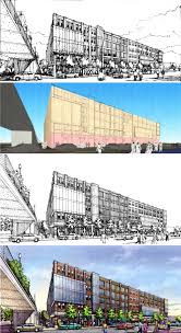 Cso Architects Indianapolis Pre Design Sketch By Bondy Studio Process Vẽ Chi