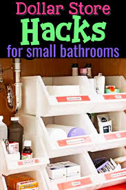 Adding functional bathroom storage is a must! Dollar Store Organizing 27 Genius Bathroom Organization Ideas On A Budget Dollar Store Diy Organization Room Organization Diy Dollar Store Organizing Bathroom