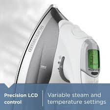 Black And Decker Digital Advantage Iron Temperature Black Decker Digital Advantage Professional Steam Iron Lcd Screen Gray D2030 Learn More By Visiting The Image Link It Is A Best Steam Iron Steam Iron Iron