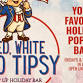 Red, White, & Tipsy | Pop Up Holiday Bar