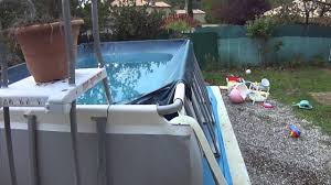 Intex kit piscine prism frame rectangulaire 4.88 x 2.44 x 1.07 m. Comment Vider Sa Piscine De 13100 Litres Youtube