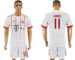 Find great deals on ebay for bayern munich jersey. 2017 18 Bayern Munich 11 James Uefa Champions League Away Soccer Jersey