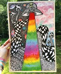 See more ideas about painted doors, painted bedroom doors, cute room decor. Hippie Painting Ideas Acrylic Trippy Paintings Novocom Top