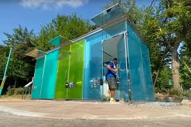 These products can be combined in a variety of ways to give an unprecedented level of security to schools, businesses, financial & government offices. Video Glass Walled Restrooms Open To The Public In Japan The American Ceramic Society