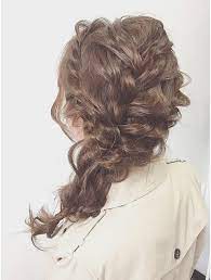 シック オモテサンドウ chic omotesando chic表参道 大人可愛いワンサイド編みおろし 永田邦彦 ウェディング ヘアスタイル ウェディングヘア サイド ヘアスタイリング