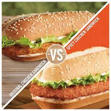 Burger king is certainly coming out swinging with its new sandwich. Burger King On Twitter The Chicken Sandwich Competition Is Heating Up Spicy Or Original Http T Co Qrwwj4gzoc