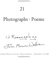 21 Photographs ~ Poems: Addison Woolley Gallery Exhibition