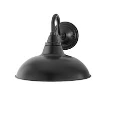 Home Decorators Collection 1 Light Black Outdoor Farmhouse Barn Wall Light The Home Depot Canada In 2021 Wall Lights Outdoor Wall Light Fixtures Outdoor Wall Lights