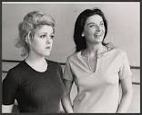 Bernadette Peters and Donna Theodore in rehearsal for the stage ...