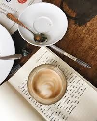 Ophelia On Instagram You Can Always Find Me Writing Reading In Coffee Shops And I Think That Will Nev Coffee And Books Coffee Shop Aesthetic Coffee Breakfast