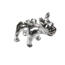 Sie sind klug, freundlich, lieben. Franzosische Bulldogge Hund Anhanger Silber 925 Dogge