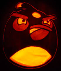 Pumpkin Carving Angry Birds Bomb Bird Noel Angrybird Pumpkins Pumpkin Carving Pumpkin Pumpkin Carving Patterns