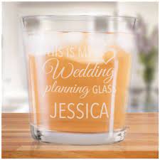 Personalized Wedding Gifts Wedding Planning Rocks Glass Pgl13482196 Wedding Planning Glass Personalized Wedding Gifts Personalized Bridal Party