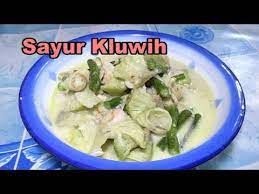 · blender bumbunya sampai halus. Resep Sayur Kluwih Santan Sederhana Youtube