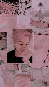 Customize and personalise your desktop, mobile phone and tablet with these free wallpapers! Jimin Aesthetic Pink Wallpapers Wallpaper Cave