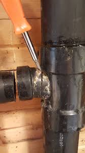 Don't know if that's the recommended protocol. Abs Joint Leak Terry Love Plumbing Advice Remodel Diy Professional Forum