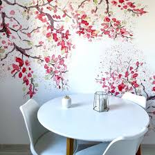 They are delicate and beautiful, and meiying teal combines their fragile, subtle charm with a bold teal colourway. Cherry Blossom Wallpapers Tree Wall Murals Coloraydecor Com
