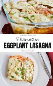 Low Carb Eggplant Parmesan Lasagna Two Italian Favorites In One Recipe Eggplant Parm Noodles Make This Lasagna Eggplant Parmesan Lasagna Recipes Easy Meals