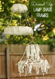 They can also be used to border porches and front paths to create a. Diy Dressed Up Lamp Shade Frames Celebrations At Home