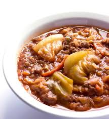 The hamburger cabbage soup looks so good. Unstuffed Cabbage Roll Soup The Wholesome Dish