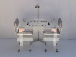 Custom Made Acrylic Backgammon Table And Chairs By Charles Hollis Jones Backgammon Table Table And Chairs Colorful Table