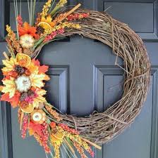Space them out all around the wreath, trying to cover the grapevine wreath. 32 Easy Diy Fall Wreaths Best Wreaths For Fall