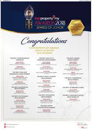 The enterprise currently operates in the other activities related to real estate sector. Starproperty My Awards Jewels Of Johor 2018 Winners Johor Industrial Park Industrial Property In Iskandar Malaysia