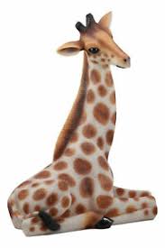 Find and follow posts tagged giraffe home decor on tumblr. Large Sitting Giraffe Statue 19 5 Tall Safari Savannah Decorative Home Decor Ebay