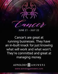 They are inclined to plan good strategies and thus successfully close deals. Pin By Aleksandra On Cancer Facts Cancer Horoscopes Cancer Zodiac Facts Cancer Horoscope Zodiac Signs Cancer