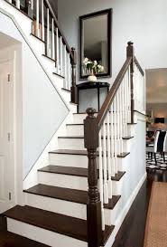 The cement brick stairs were suggested by crazyguy. My Future Staircase Designed With The Dark Trends Against The White Molding Traditional Staircase Home Stairs Design