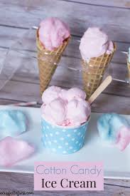 Cotton Candy Ice Cream Recipe Glace Maison Cookies Et Biscuits Desserts Glaces