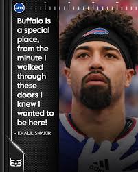 Khalil Shakir believes that Buffalo is a special place! #BuffaloBills  #BillsMafia #GoBills #BuiltinBuffalo