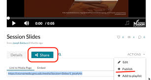 How To Make A Public Link To A Kaltura Video Information Technology Services