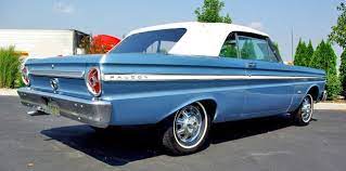 Classic Car Photo Gallery 1965 Ford Falcon Futura Convertible Passenger Side Rear View Ford Falcon Ford Fairlane Ford