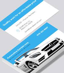 I've been working with them for about a year for art prints. Automotive Body Shop Business Card Modern Design