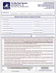 Contracts to be in writing and to include provision for termination 11. Swimming Pool Maintenance Contract Print In Pdf Sample Contracts