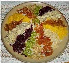 نتیجه تصویری برای خورش قیمه خلال و زرشک