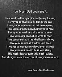 A Bedtime Poem For Parents How Much Do I Love You Smartwordbooks Com Mom Quotes I Love My Son Mommy Quotes