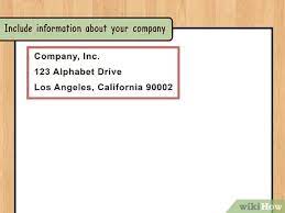 How To Write A Business Letter With Pictures Wikihow