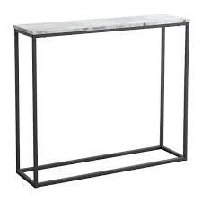 Amazon Com Tilly Lin Modern Accent Faux Marble Console Table Black Metal Frame For Hallway Entry Marble Console Table Entrance Hall Furniture Hall Furniture