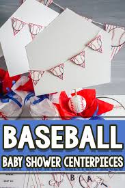 Sports baseball boy babies of color centerpiece wood stand or cut outs, baseball theme centerpieces, baby shower cutout, royal blue white ediblepartyimages 5 out of 5 stars (6,046) $ 12.50. Baseball Themed Baby Shower Centerpieces 3 Boys And A Dog