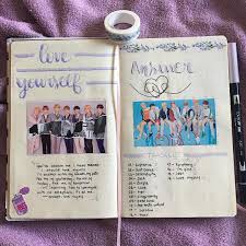 Pin By Julianna On Bts Things Aesthetic Bullet Journal Ideas Pages Journal Bts Book
