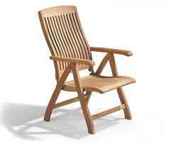 They come already assembled and the design. Bali Teak Outdoor Recliner Chair