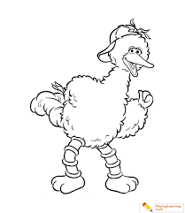 The best free, printable sesame street coloring pages! Big Bird Coloring Page 05 Free Big Bird Coloring Page