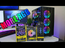 The lighting node core only does the lighting for up to 6 fans. Rgb Overload Corsair Commander Pro Rgb Hd Fans Node Pro Installation Youtube