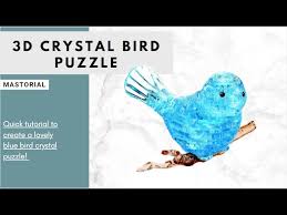 Building the detective snoopy original 3d crystal puzzle is challenging and fun! 3d Crystal Puzzle Bird Puzzle Step By Step Instructions Youtube