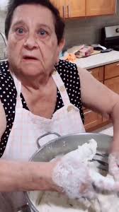 Homemade bread making with Nonna Pia (PART 1) #nonnapia #italian #bread  #madewithlove howto #fyp foryou saltbae_processed