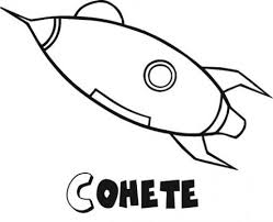 Nave Espacial Para Colorear