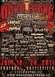 Information and tickets for the music festival obscene extreme festival 2021, which is taking place on july 14, 2021 at trutnov battlefield in trutnov, czechia. Live Obscene Extreme Festival 2014 Day 3 July 18th 2014 Echoes And Dust